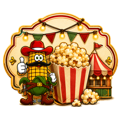 Festival kettle corn graphic
